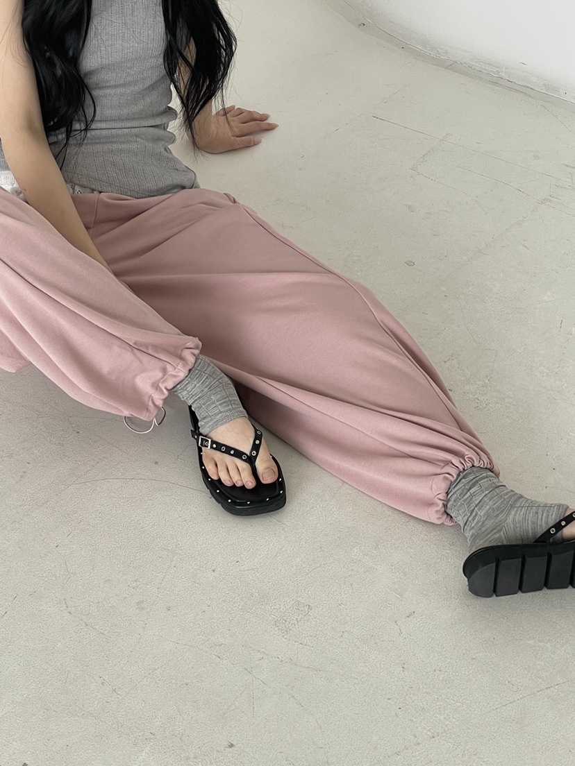 BETWEEN US韓國㊣直郵東大門代購女裝新品25春夏時尚休閑褲JICJO:SEOUL休閑褲
