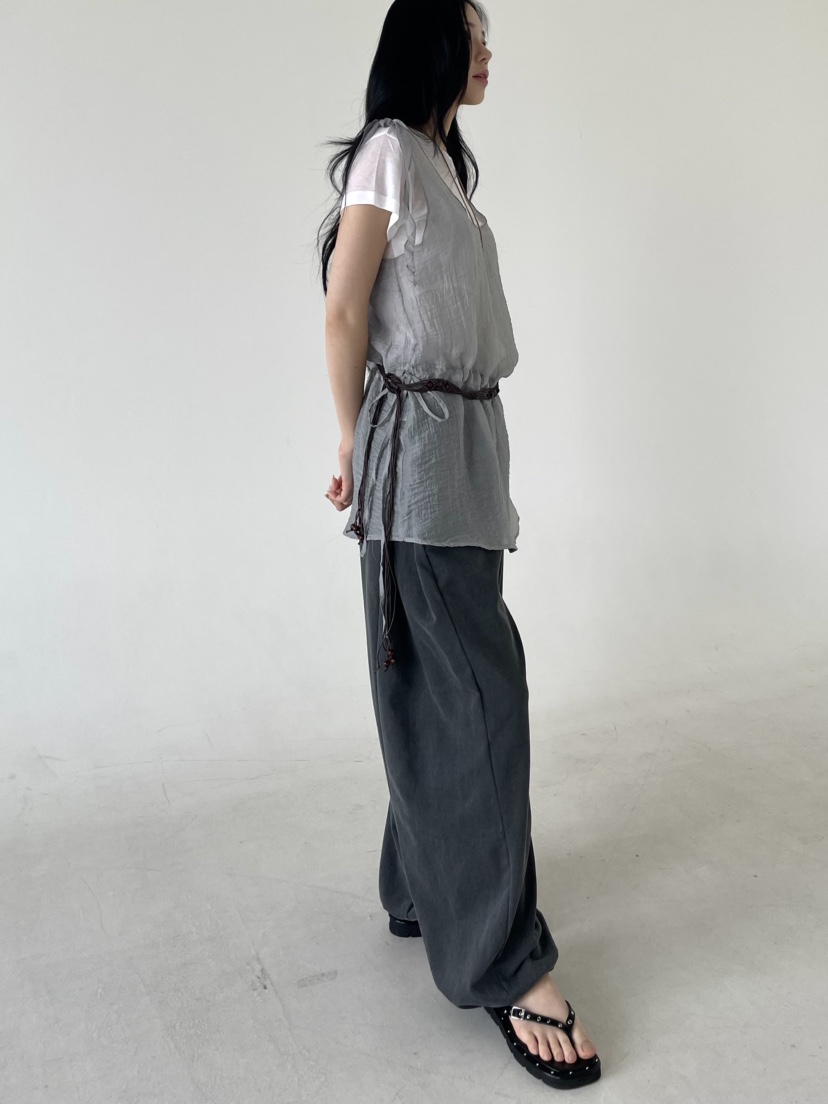 BETWEEN US韓國㊣直郵東大門代購女裝新品25春夏時尚休閑褲JICJO:SEOUL休閑褲