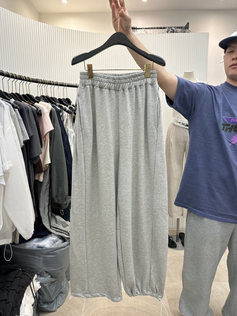 BETWEEN US韓國㊣直郵東大門代購女裝新品25春夏時尚休閑褲JICJO:SEOUL休閑褲圖色3