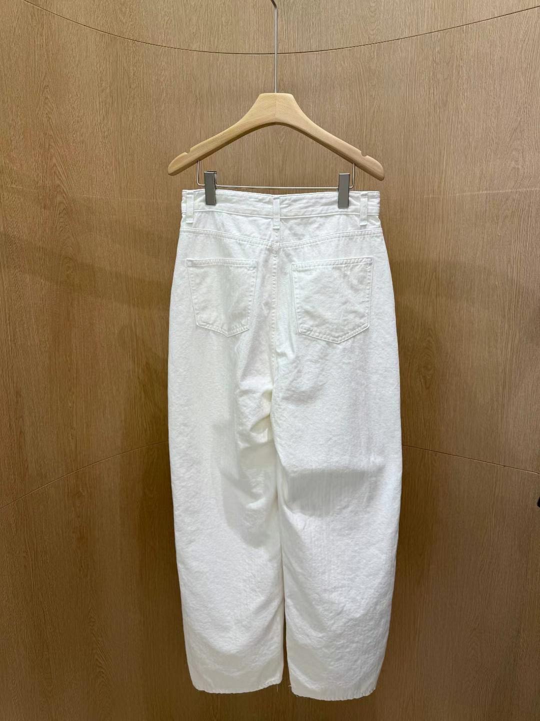BOUNDARY韓國直郵㊣女裝新品時尚休閑推薦25春夏牛仔褲人字紋BOUNDARY牛仔褲