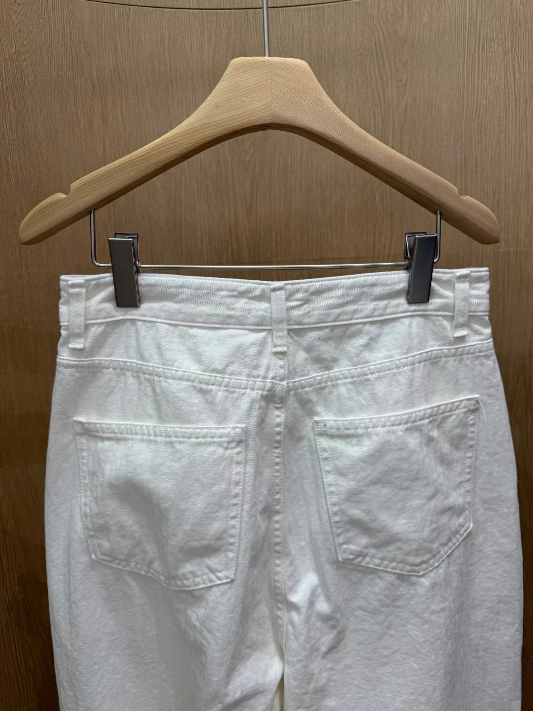 BOUNDARY韓國直郵㊣女裝新品時尚休閑推薦25春夏牛仔褲人字紋BOUNDARY牛仔褲