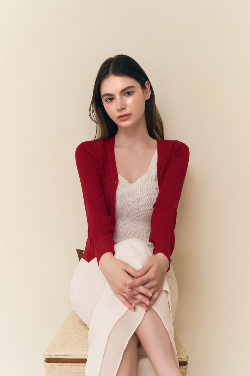 MAYBE&amp;CO韓國直郵㊣女裝新品人氣休閑25春夏時尚針織衫MAYBE&amp;CO針織衫