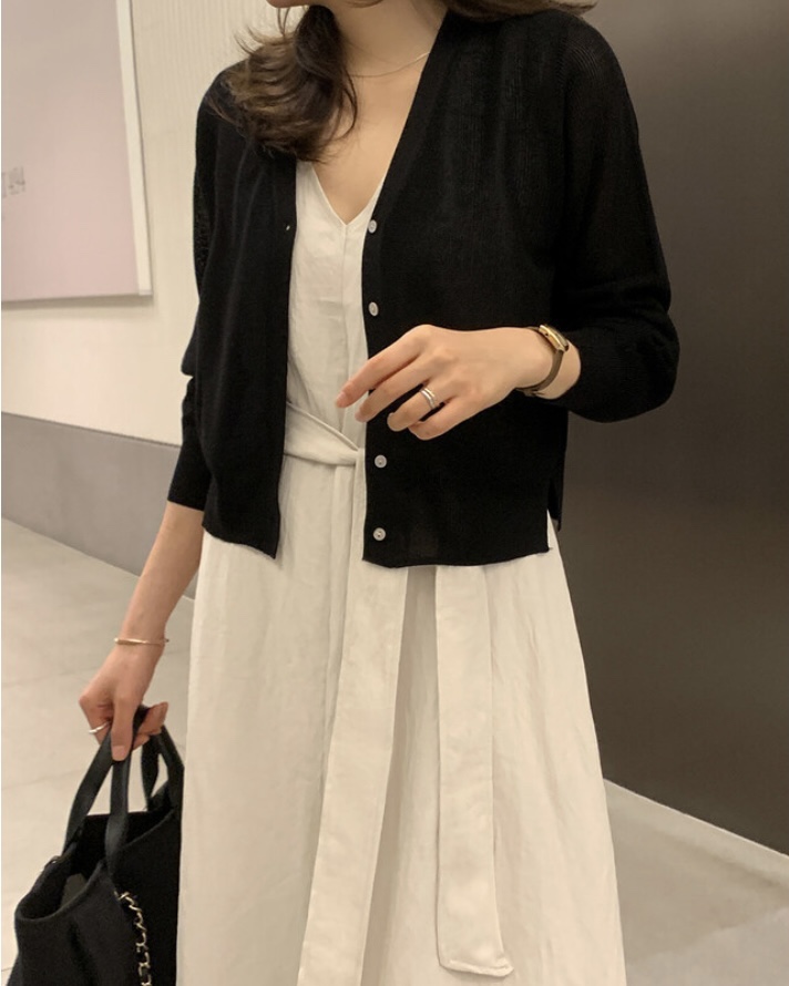 MAYBE&amp;CO韓國直郵㊣女裝新品人氣休閑25春夏時尚針織衫MAYBE&amp;CO針織衫