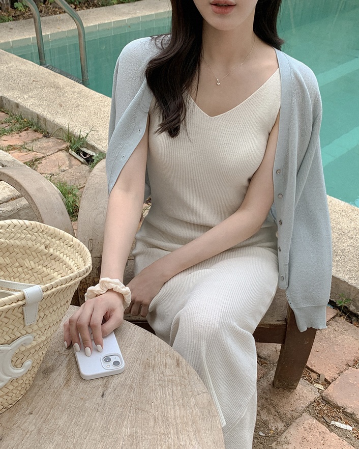 MAYBE&amp;CO韓國直郵㊣女裝新品人氣休閑25春夏時尚針織衫MAYBE&amp;CO針織衫