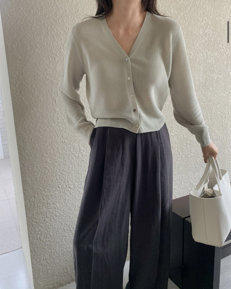 MAYBE&amp;CO韓國直郵㊣女裝新品人氣休閑25春夏時尚針織衫MAYBE&amp;CO針織衫圖色4