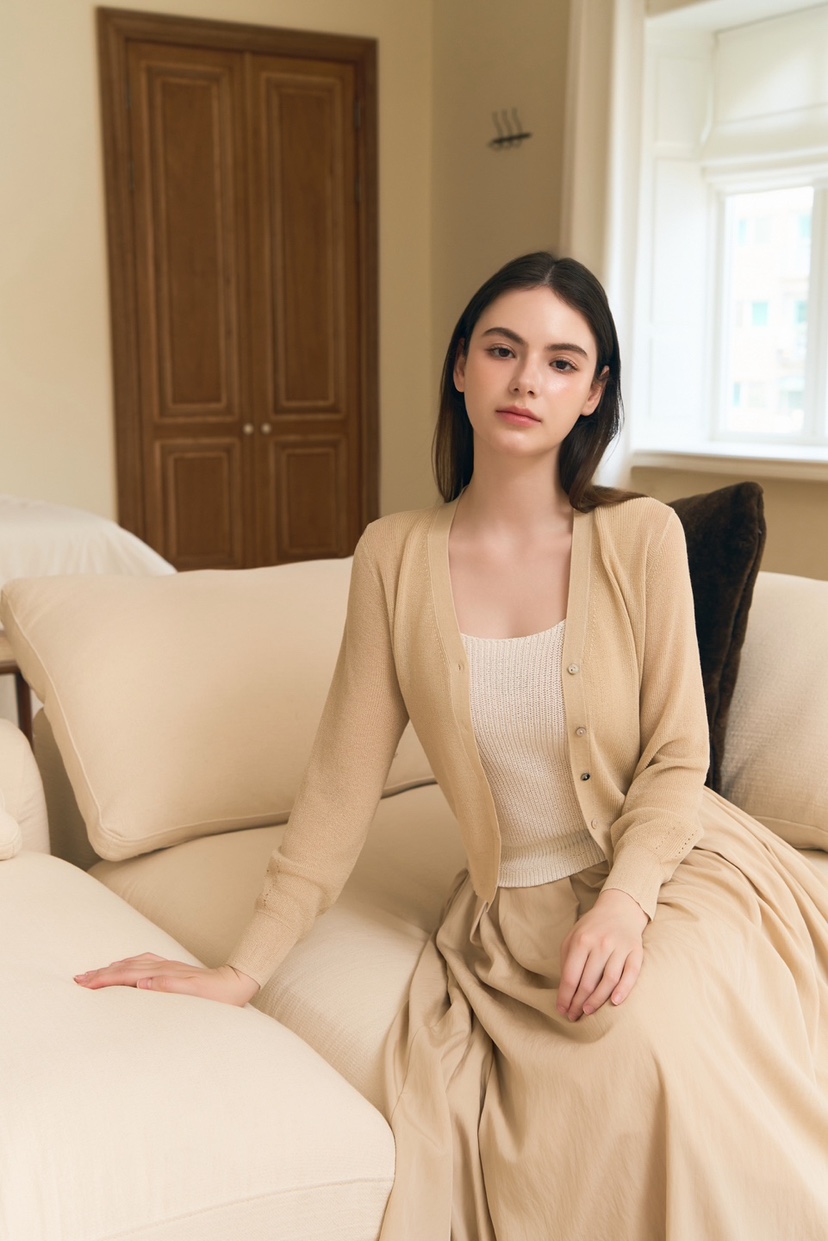 MAYBE&amp;CO韓國直郵㊣女裝新品人氣休閑25春夏時尚針織衫MAYBE&amp;CO針織衫圖色5