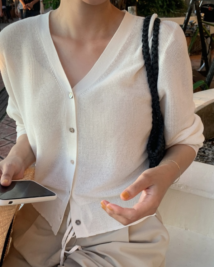 MAYBE&amp;CO韓國直郵㊣女裝新品人氣休閑25春夏時尚針織衫MAYBE&amp;CO針織衫圖色7