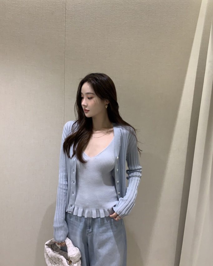 MAYBE&CO韓國直郵㊣東大門實拍女裝新品人氣熱賣套裝套裝MAYBE&CO套裝