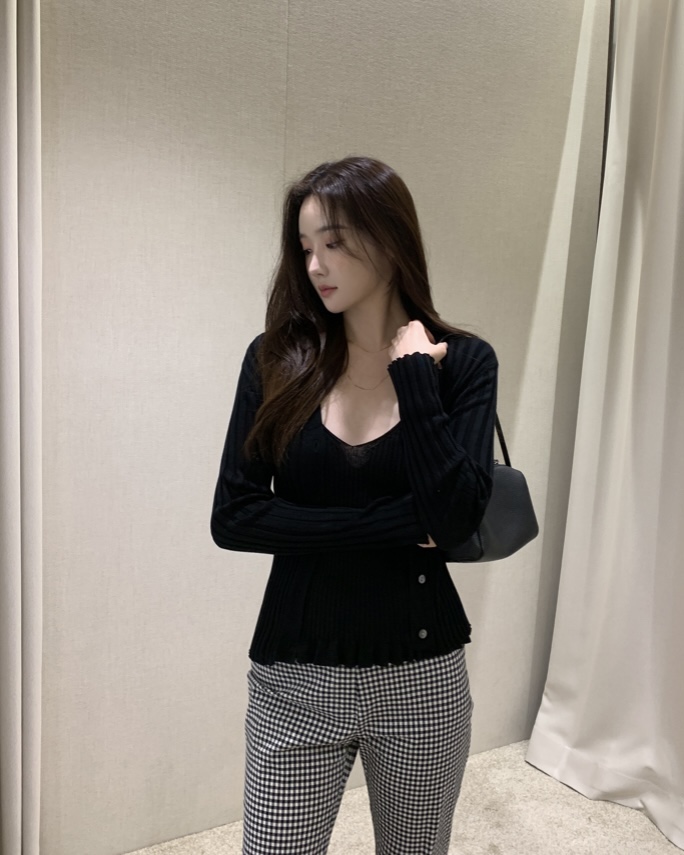 MAYBE&CO韓國直郵㊣東大門實拍女裝新品人氣熱賣套裝套裝MAYBE&CO套裝