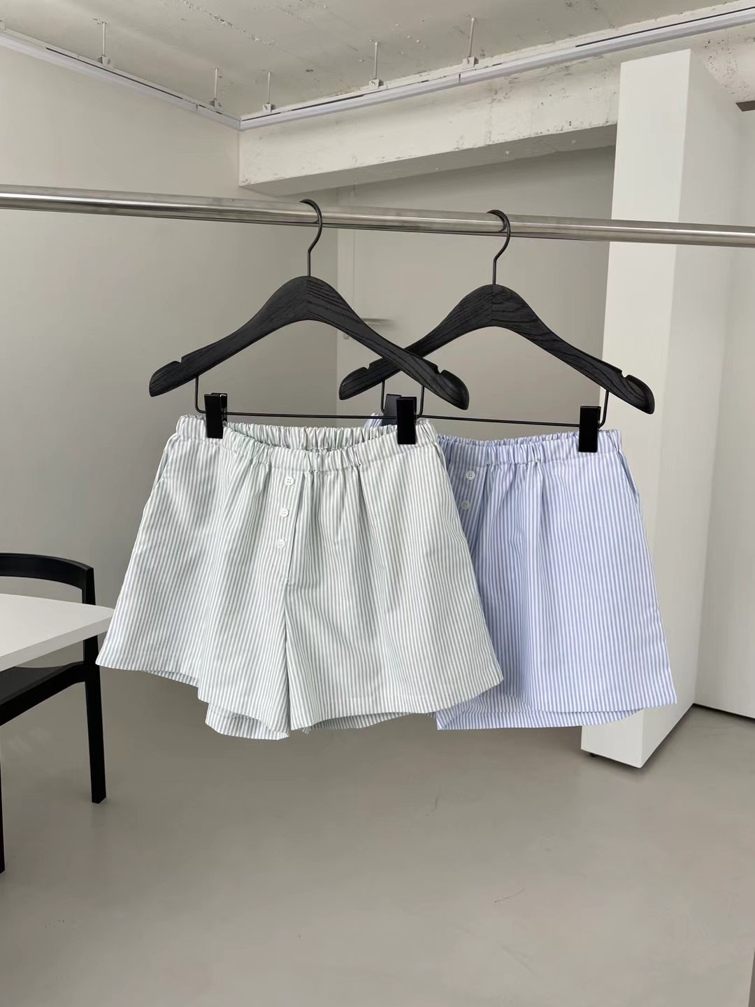 SAGE韓國直郵㊣女裝新品25春夏熱賣休閑時尚推薦人氣短褲條紋SAGE短褲