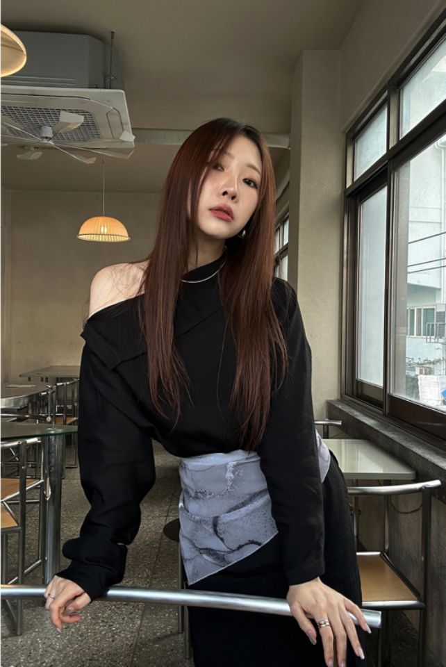 LIVE FOREVER韓國直郵㊣東大門實拍女裝新品休閑25春夏圍巾披肩LIVE FOR_EVER圍巾/披肩