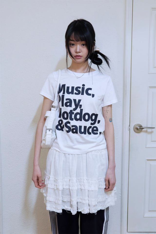 LIVE FOREVER直郵韓國代購㊣女裝新款25春夏時尚休閑人氣短裙LIVE FOR_EVER短裙圖色2