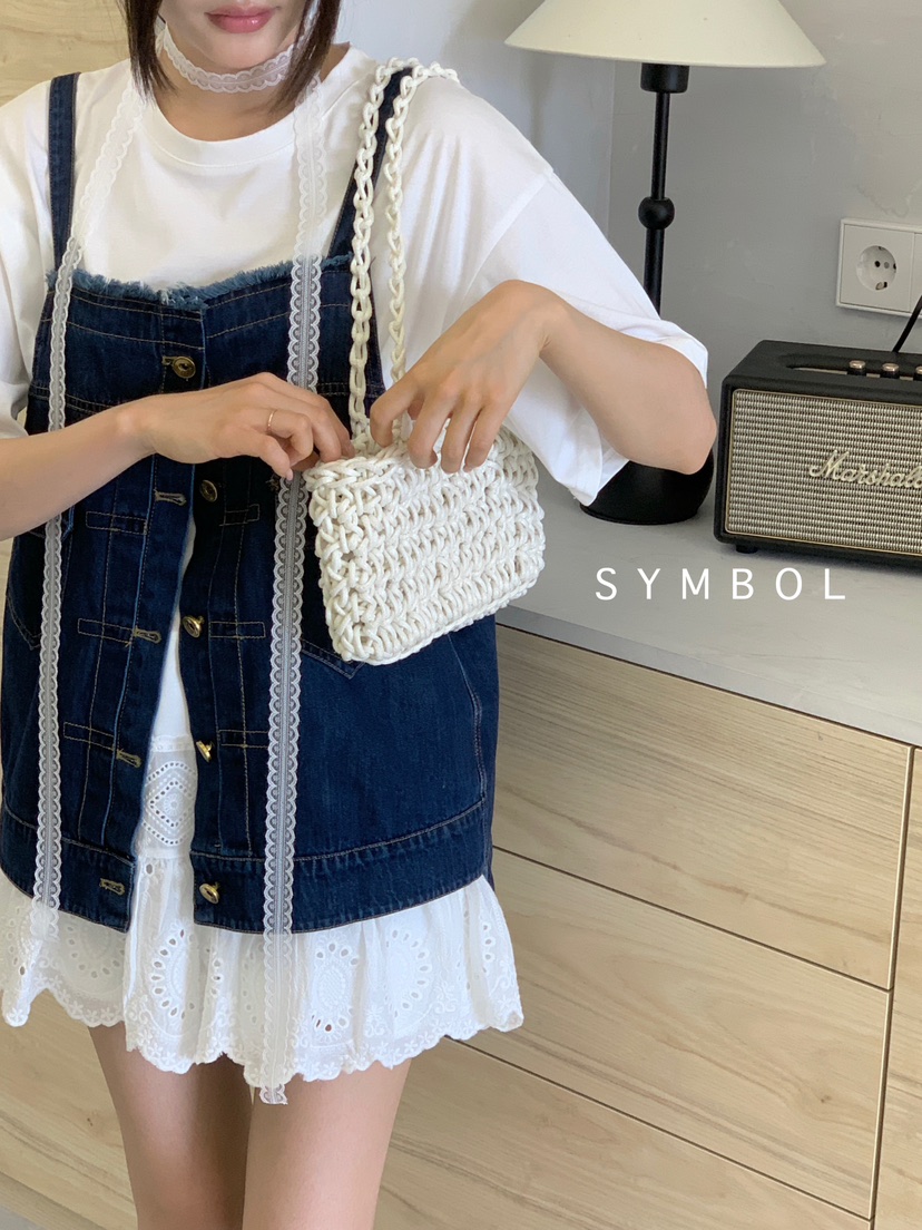 SYMBOL韓國直郵㊣女裝新品熱賣時尚25春夏人氣馬甲不含內搭SYMBOL馬甲