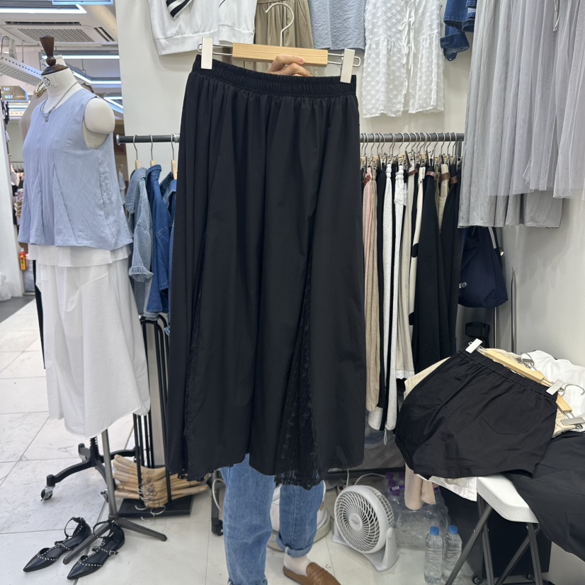 HOJAE韓國㊣直郵東大門代購女裝新品25春夏休閑人氣熱賣長裙MID-LEVEL JUMP長裙