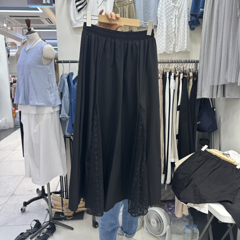 HOJAE韓國㊣直郵東大門代購女裝新品25春夏休閑人氣熱賣長裙MID-LEVEL JUMP長裙圖色2