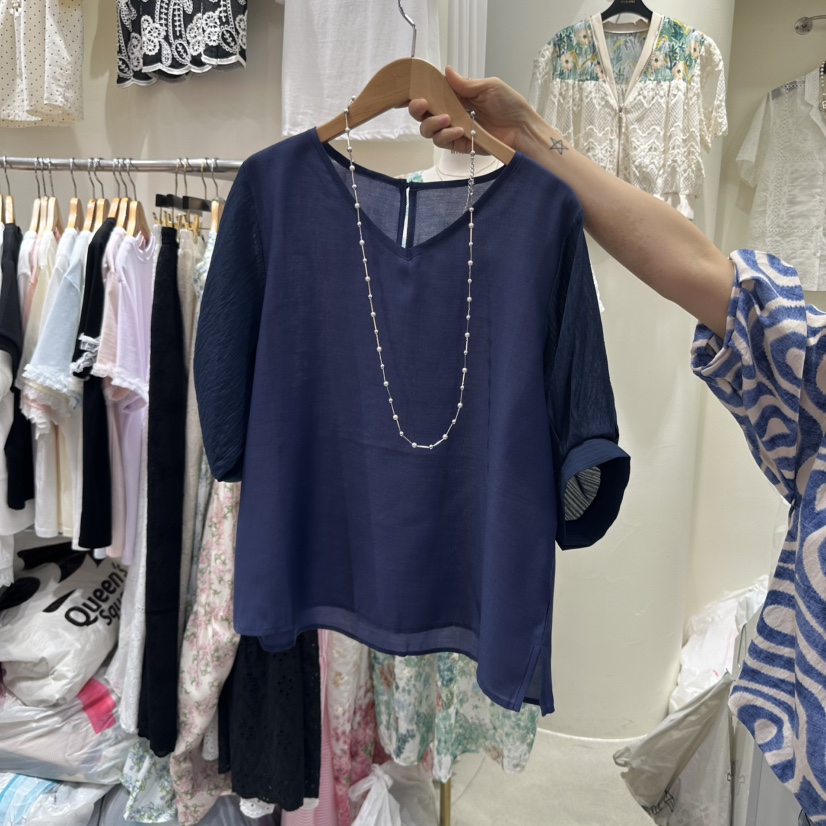 BIKINI直郵韓國代購㊣女裝新品推薦熱賣人氣休閑襯衫蕾絲衫BIKINI襯衫/蕾絲衫圖色3