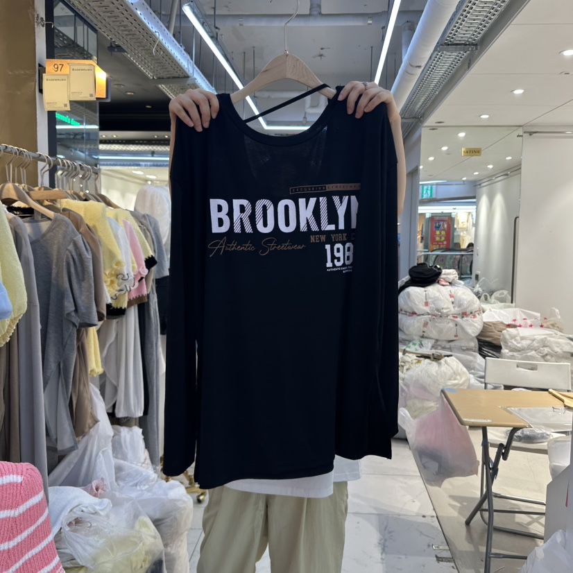 SAGE BRUSH韓國直郵㊣女裝新品25春夏人氣時尚熱賣長袖T恤SAGE BRUSH長袖T恤圖色3