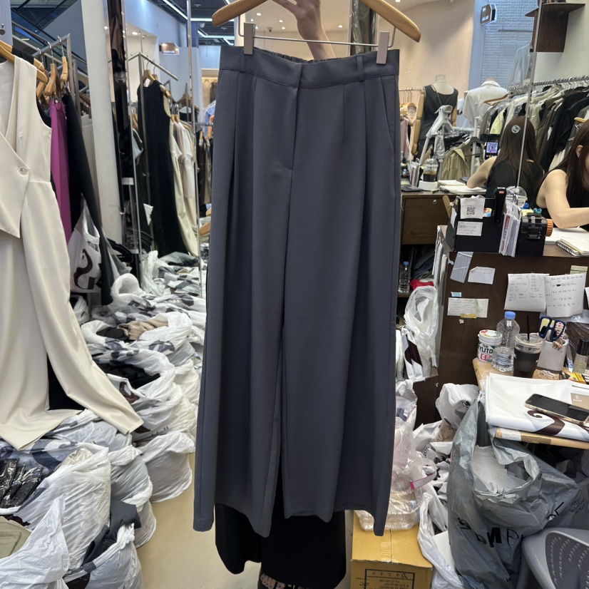 SANS韓國㊣直郵東大門代購女裝新款時尚休閑25春夏熱賣休閑褲SANS休閑褲圖色2