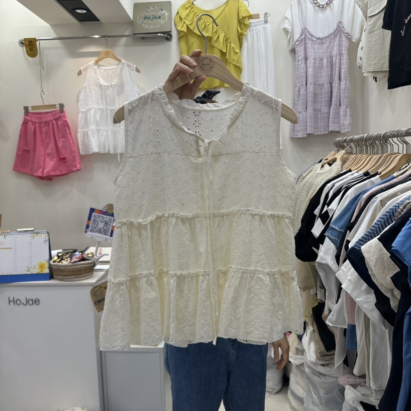 HOJAE韓國直郵㊣女裝新品推薦時尚休閑25春夏熱賣人氣吊帶背心MID-LEVEL JUMP吊帶/背心圖色2