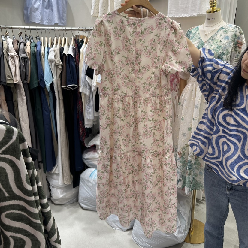 BIKINI韓國直郵㊣女裝新品推薦25春夏休閑熱賣人氣時尚連衣裙BIKINI連衣裙