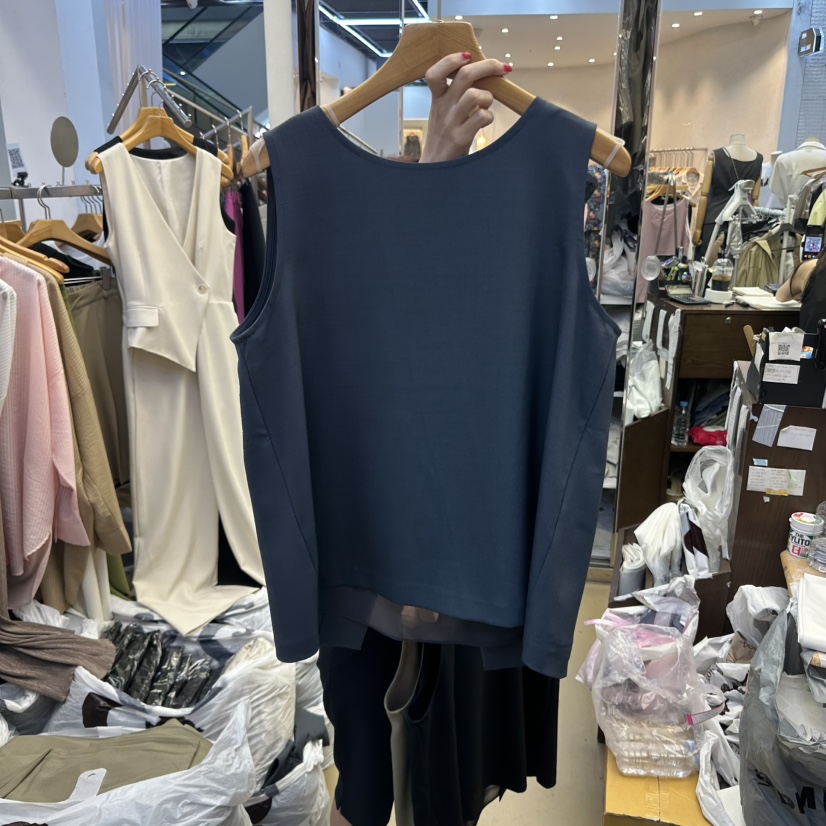 SANS直郵韓國代購㊣女裝新品人氣休閑25春夏推薦熱賣吊帶背心SANS吊帶/背心圖色1