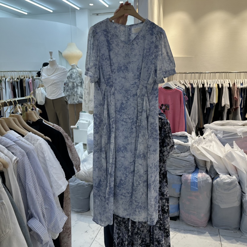 SYMPHONY韓國直郵㊣東大門實拍女裝新品人氣25春夏時尚連衣裙SYMPHONY連衣裙圖色2