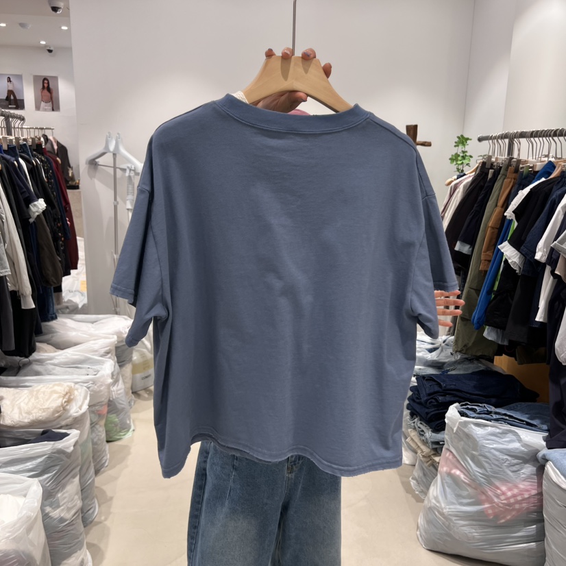 BLOOM韓國㊣直郵東大門代購女裝新品休閑時尚推薦25春夏T恤BLOOM-ST恤