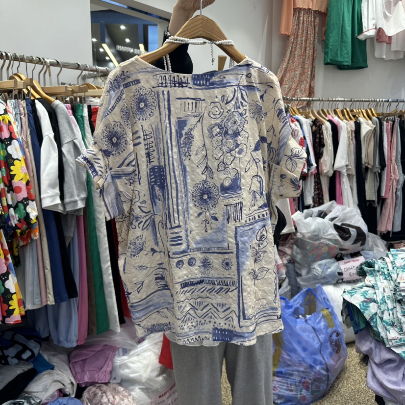 HAPPYBERRY韓國直郵㊣女裝新品時尚休閑25春夏人氣襯衫蕾絲衫HAPPYBERRY襯衫/蕾絲衫