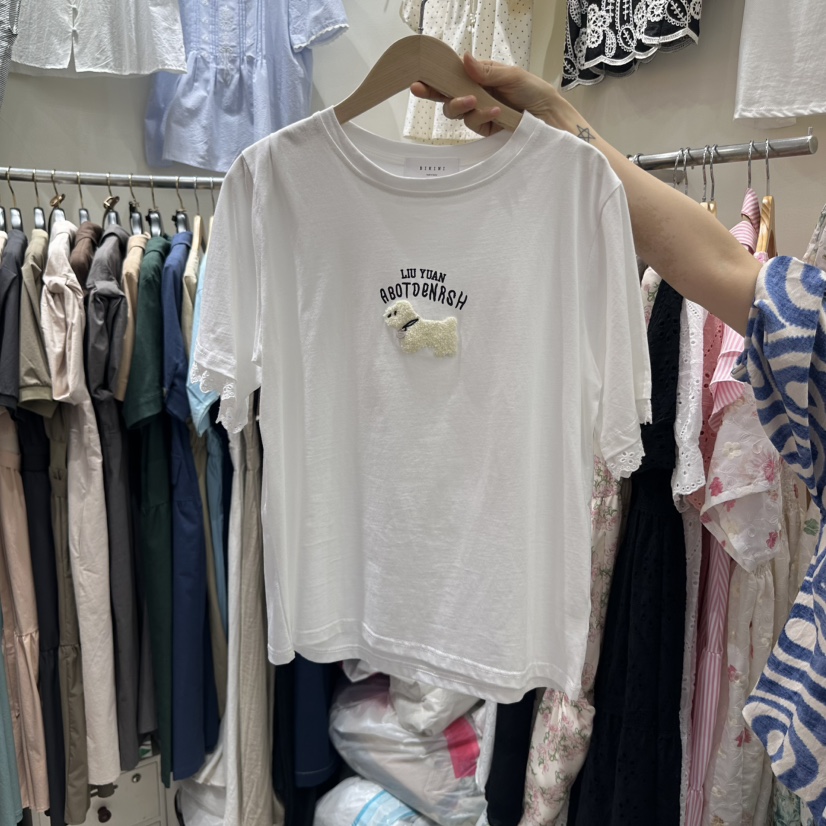 BIKINI韓國直郵㊣女裝新品推薦25春夏時尚休閑熱賣人氣T恤BIKINIT恤
