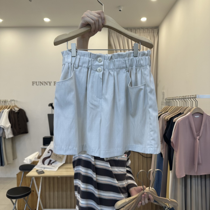 FUNNY POWDER韓國㊣直郵東大門代購女裝新品熱賣休閑推薦短褲THE FUNNY短褲