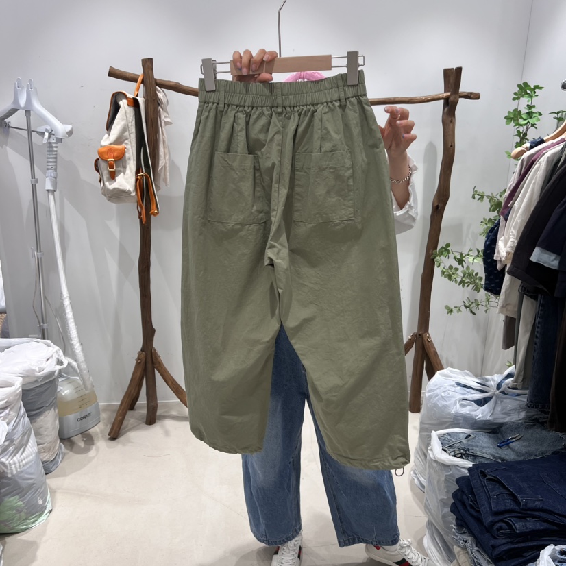 BLOOM直郵韓國代購㊣女裝新品休閑推薦人氣熱賣休閑褲工裝褲BLOOM-S休閑褲