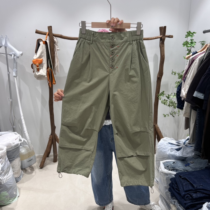 BLOOM直郵韓國代購㊣女裝新品休閑推薦人氣熱賣休閑褲工裝褲BLOOM-S休閑褲