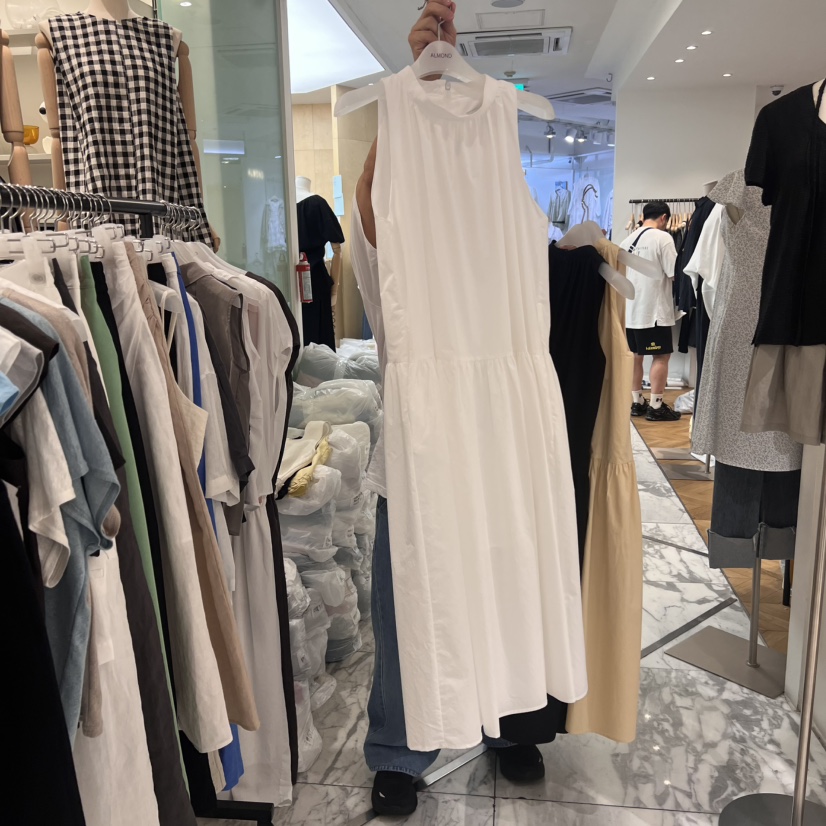 ALMOND直郵韓國代購㊣女裝新品時尚推薦25春夏熱賣人氣連衣裙ALMOND連衣裙圖色3