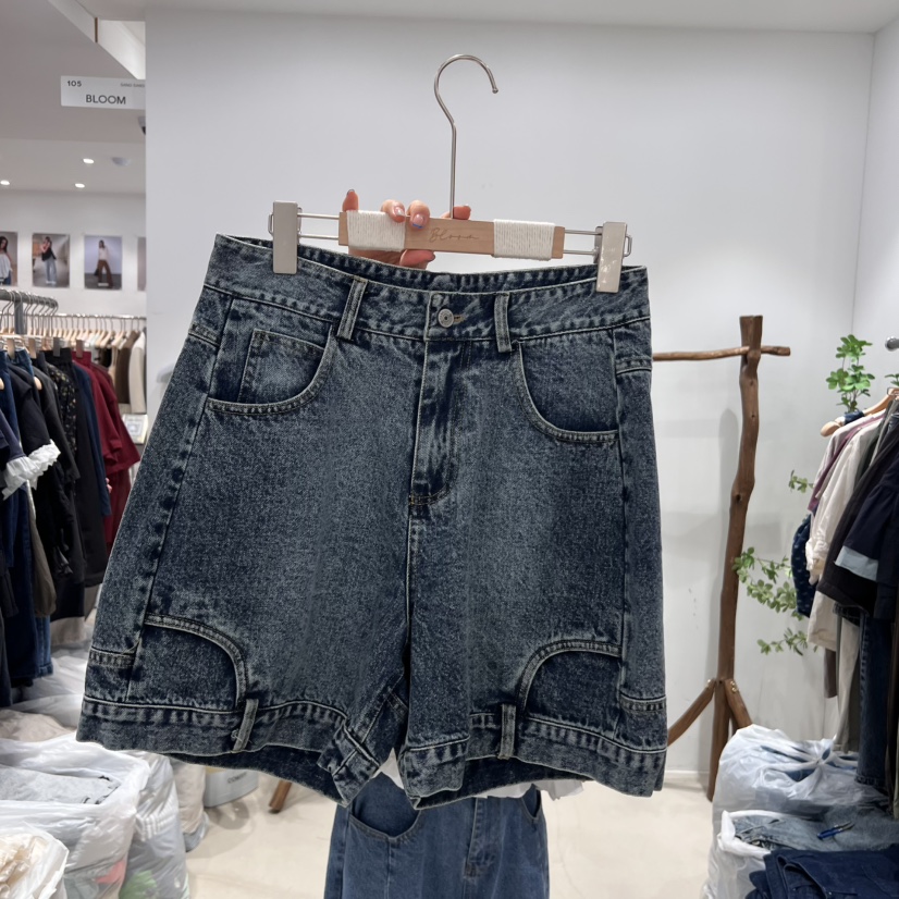 BLOOM直郵韓國代購㊣女裝新品人氣熱賣時尚25春夏推薦休閑短褲BLOOM-S短褲圖色1