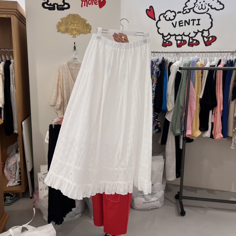 VENTI韓國直郵㊣女裝新款休閑熱賣推薦人氣時尚半身裙中短裙VENTI半身裙/中短裙
