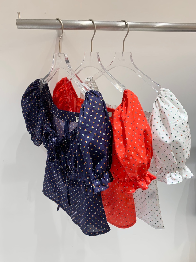 FABRIC直郵韓國代購㊣女裝新款25春夏時尚休閑推薦襯衫蕾絲衫FABRIC襯衫/蕾絲衫