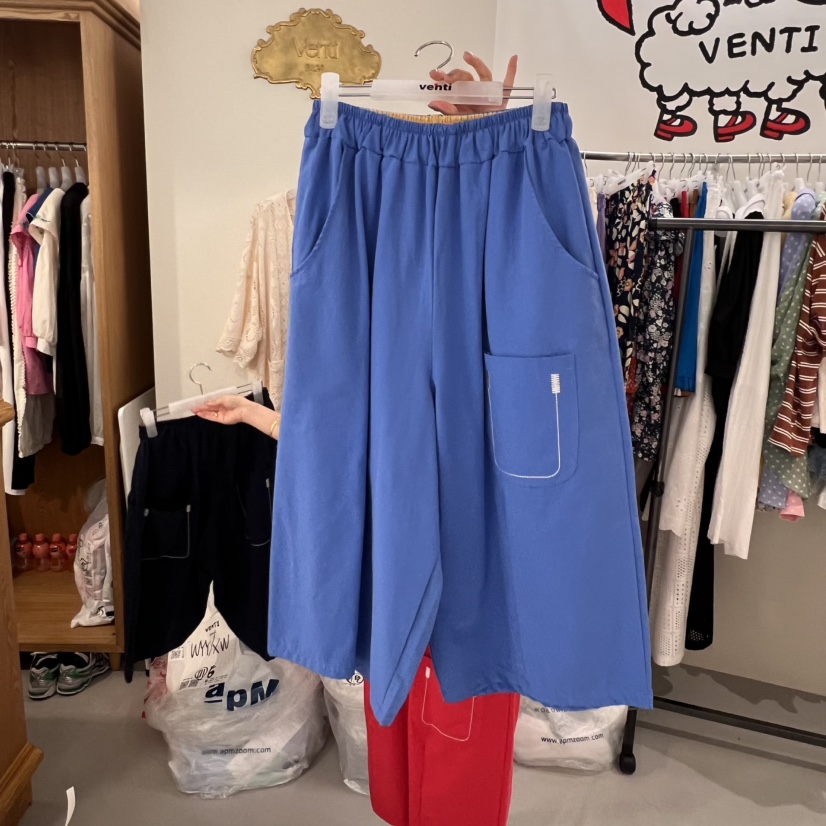 VENTI韓國直郵㊣東大門實拍女裝新品休閑推薦25春夏時尚休閑褲VENTI休閑褲圖色3