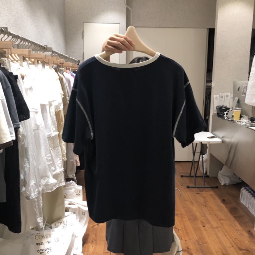 COMELY直郵韓國代購㊣女裝新品人氣休閑推薦熱賣時尚25春夏T恤COMELYT恤