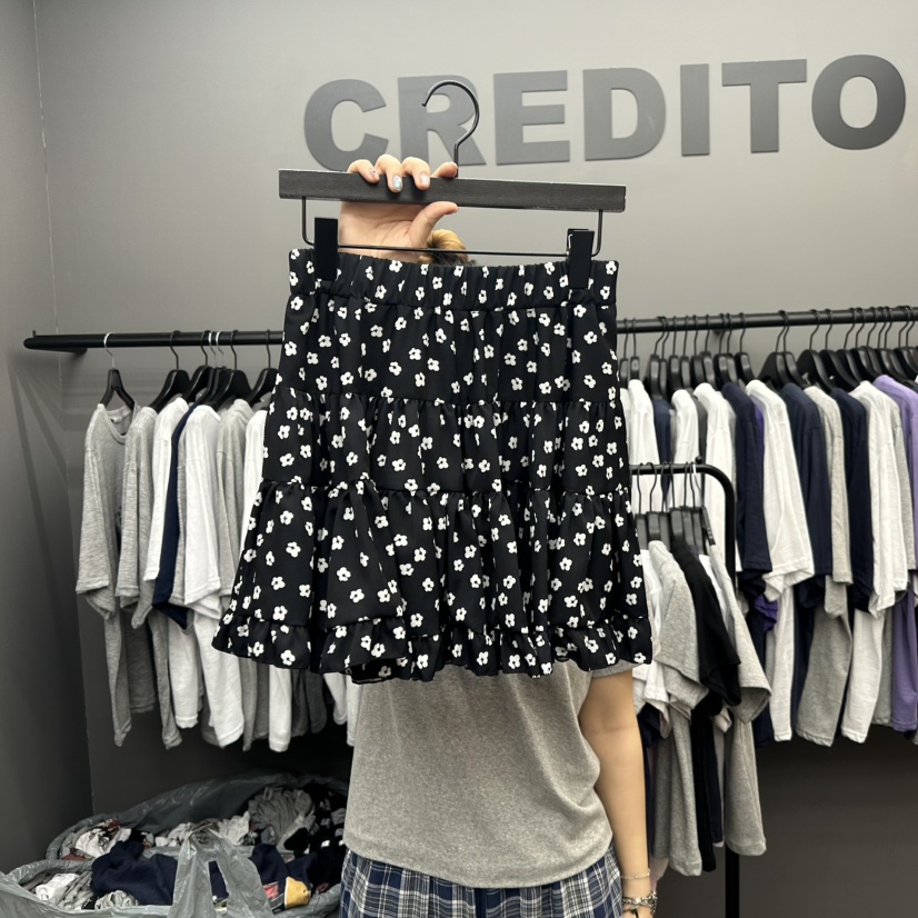 CREDITO直郵韓國代購㊣女裝新款推薦25春夏休閑時尚人氣裙褲CREDITO裙褲圖色2
