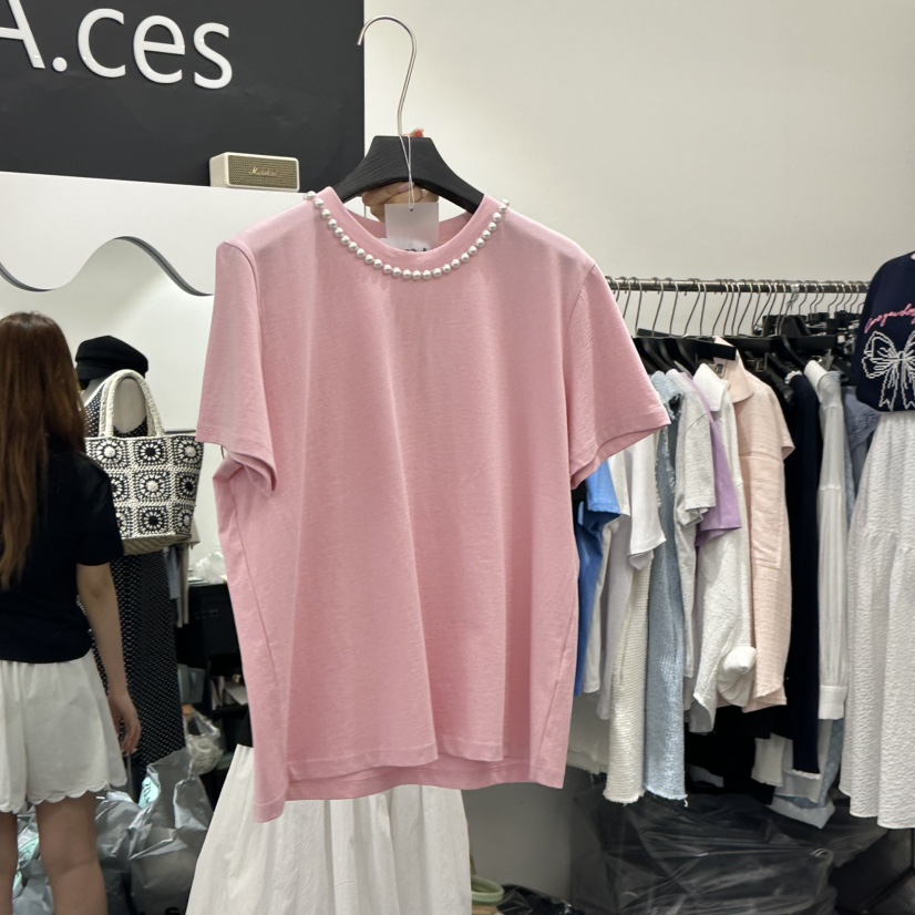 A.CES韓國㊣直郵東大門代購女裝新品人氣25春夏時尚推薦T恤A.CEST恤
