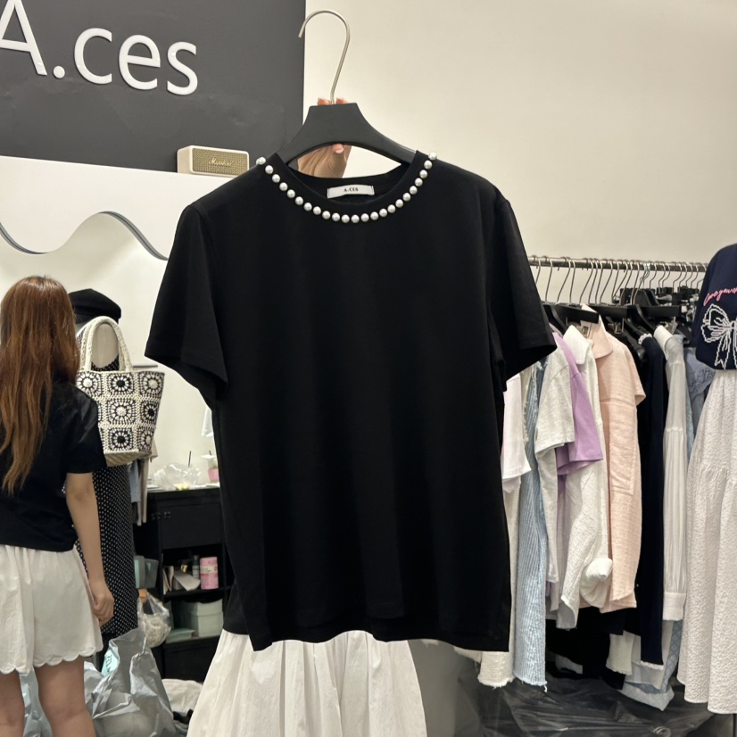 A.CES韓國㊣直郵東大門代購女裝新品人氣25春夏時尚推薦T恤A.CEST恤圖色3