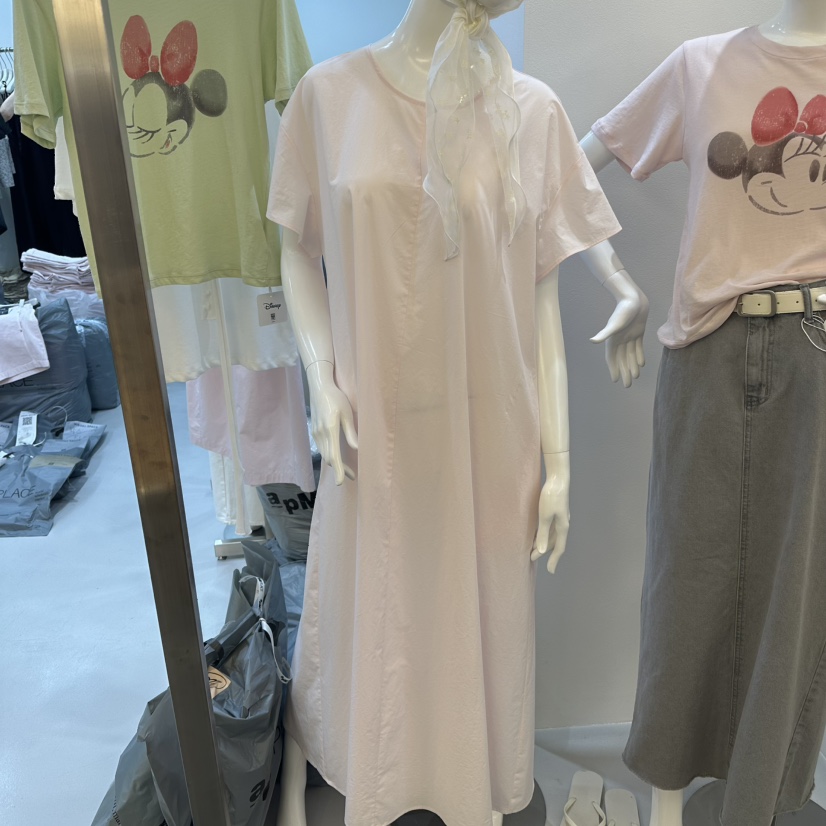 VISUAL SPACE直郵韓國代購㊣女裝新品熱賣休閑推薦人氣連衣裙VISUAL SPACE連衣裙圖色1