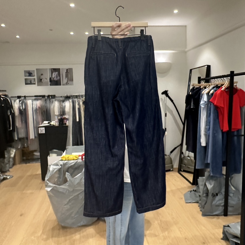 aube nunt直郵韓國代購㊣女裝新款熱賣25春夏推薦休閑牛仔褲aube nunt牛仔褲