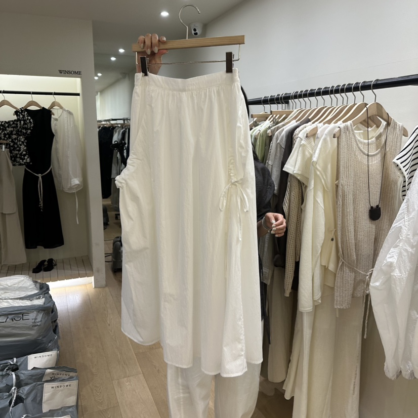WINSOME韓國㊣直郵東大門代購女裝新品推薦25春夏時尚休閑長裙WINSOME長裙圖色2
