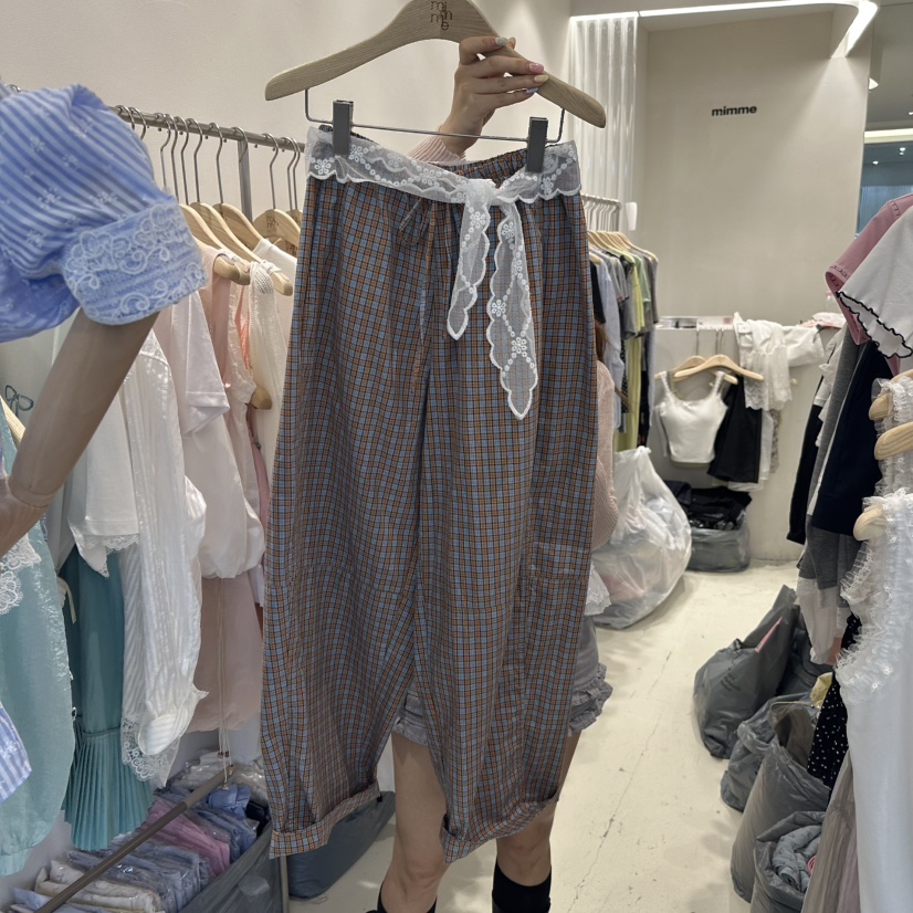 MIMME直郵韓國代購㊣女裝新品人氣休閑推薦時尚休閑褲不含腰帶MIMME休閑褲圖色2