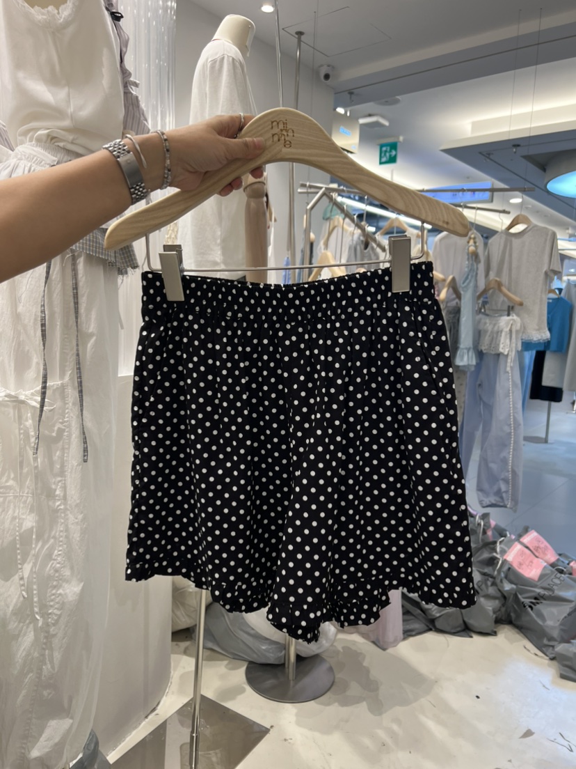 MIMME韓國㊣直郵東大門代購女裝新品25春夏推薦熱賣短褲荷葉邊MIMME短褲