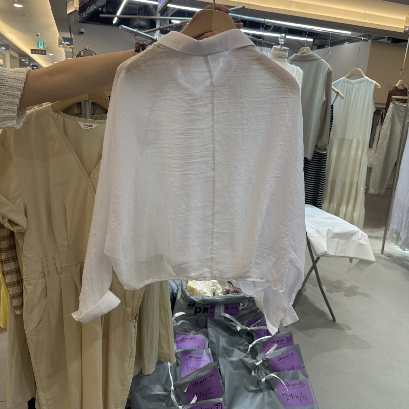 ALEGRE直郵韓國代購㊣女裝新款休閑25春夏人氣熱賣襯衫蕾絲衫ALEGRE襯衫/蕾絲衫