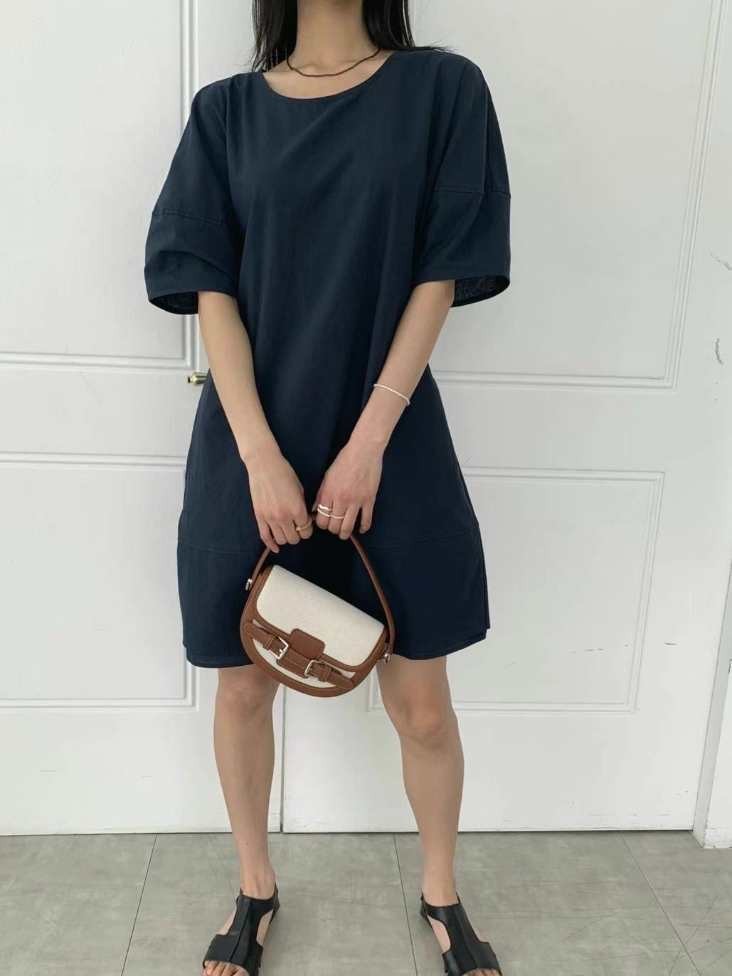 THEMAIN直郵韓國代購㊣女裝新品推薦時尚人氣熱賣休閑連衣裙THEMAIN連衣裙