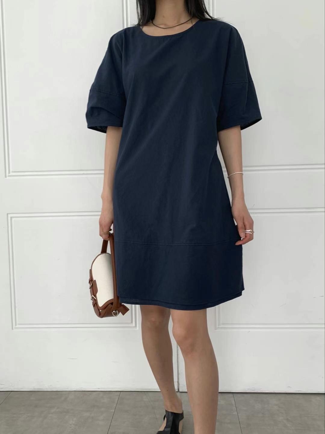 THEMAIN直郵韓國代購㊣女裝新品推薦時尚人氣熱賣休閑連衣裙THEMAIN連衣裙