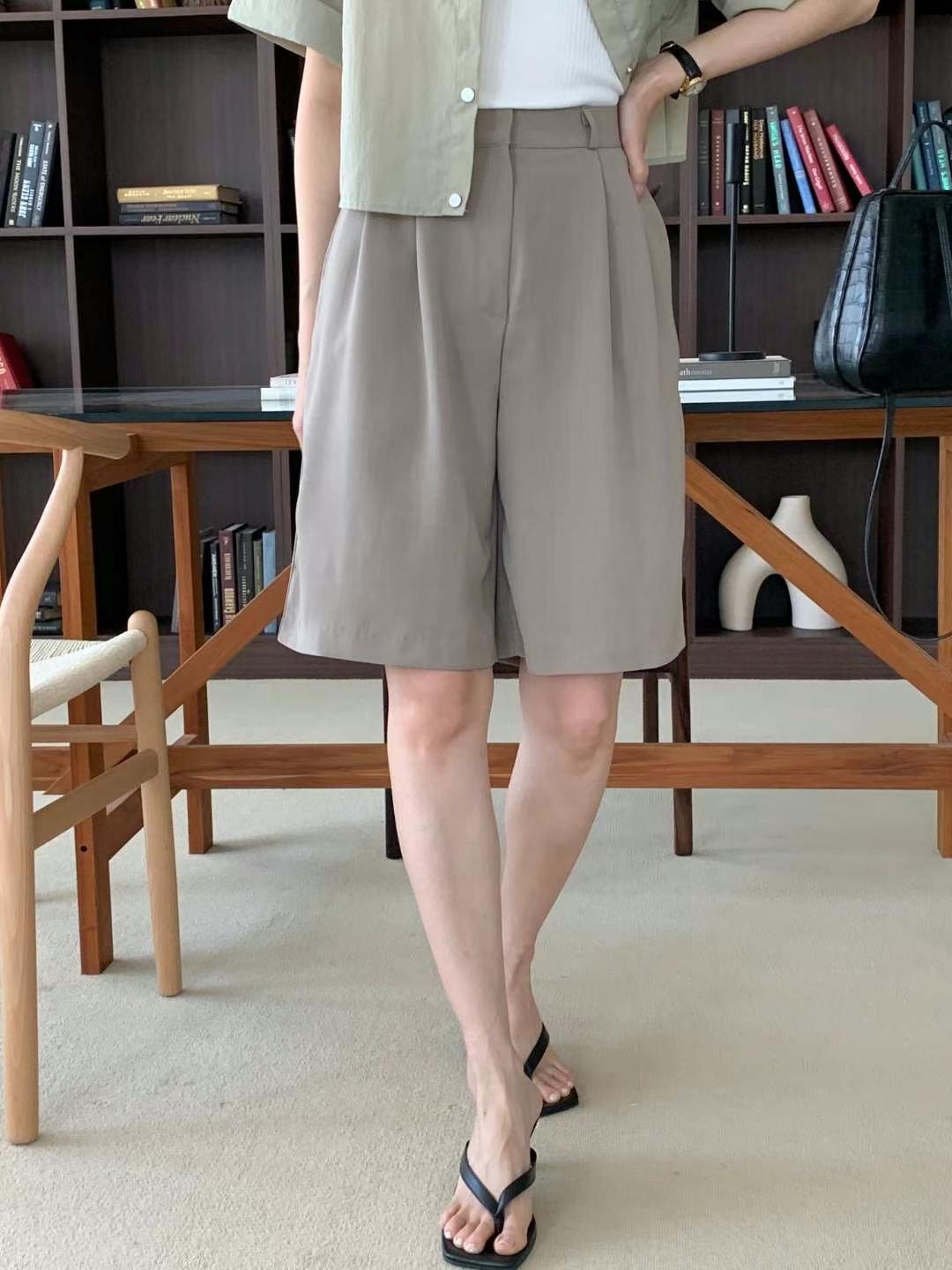 OHNLE韓國直郵㊣東大門實拍女裝新款推薦25春夏休閑人氣短褲OHNLE短褲